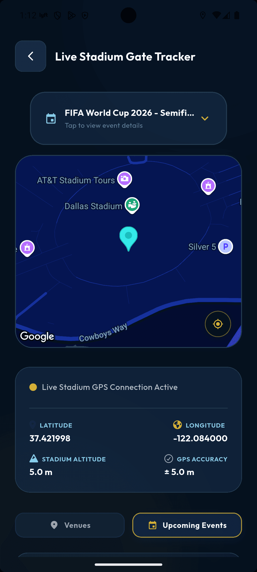 Event details expanded
